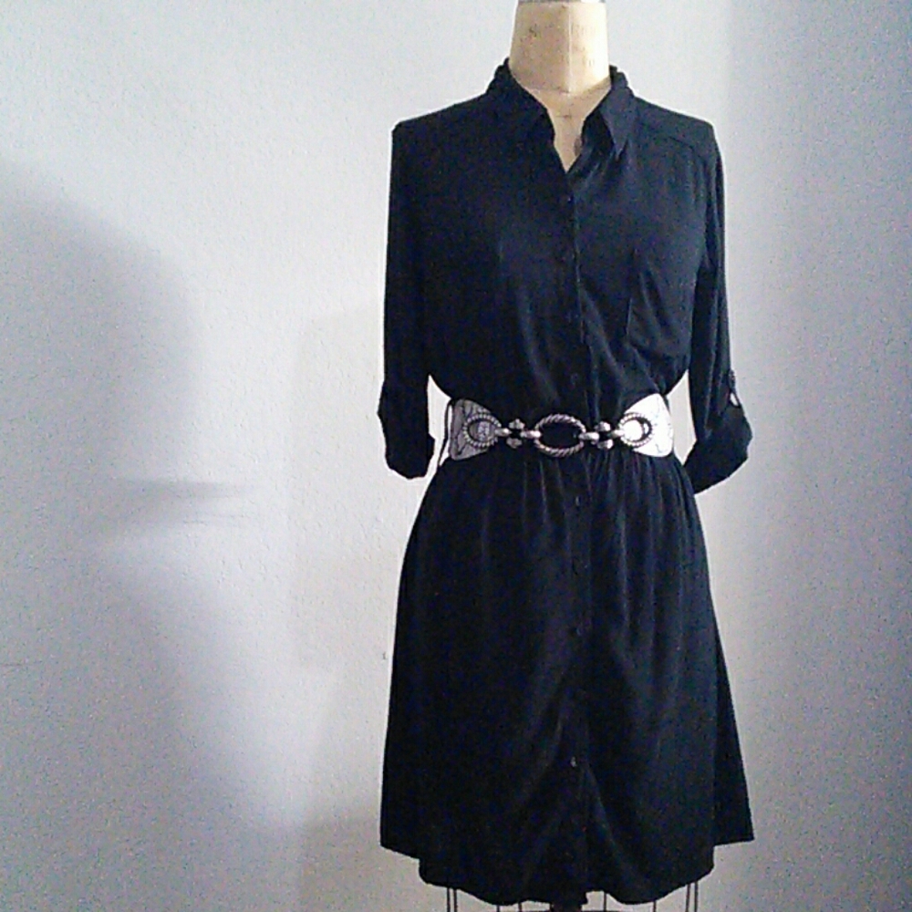 BCX black shirtdress